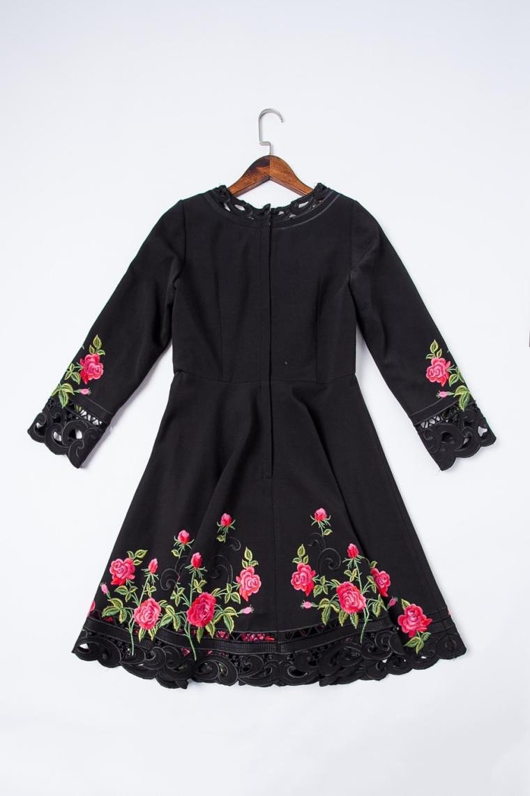 Embroidery-Dress-Flowers-Hollow-out-Plus-Size-XXXL-2016-Fashion-Daily-New-9-Points-Black-Autumn-Dres-32567224809