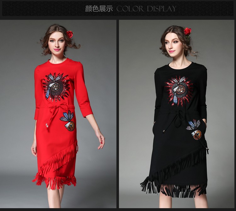 Embroidery-Long-Winter-Dress-Embellished-Fringe-Drawstring-Waist-Long-Sleeve-Sweatshirt-Dresses-Blac-32628270811