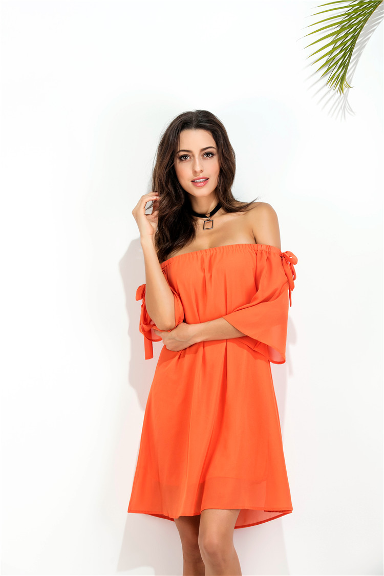 Europe-Fashion-Summer-Slash-Neck-Orange-Chiffon-Dresses-for-Women-Loose-Off-the-Shoulder-Sexy-Dress--32799880000