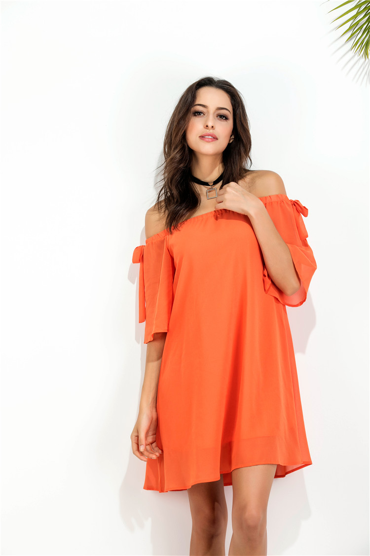 Europe-Fashion-Summer-Slash-Neck-Orange-Chiffon-Dresses-for-Women-Loose-Off-the-Shoulder-Sexy-Dress--32799880000