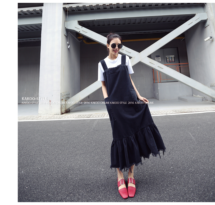 Europe-Women-Lotus-Leaf-Stitching-Strap-Dress-Korean-Tassel-Fishtail-Dress-Boy-Harness-Dress-Autumn--32747643529