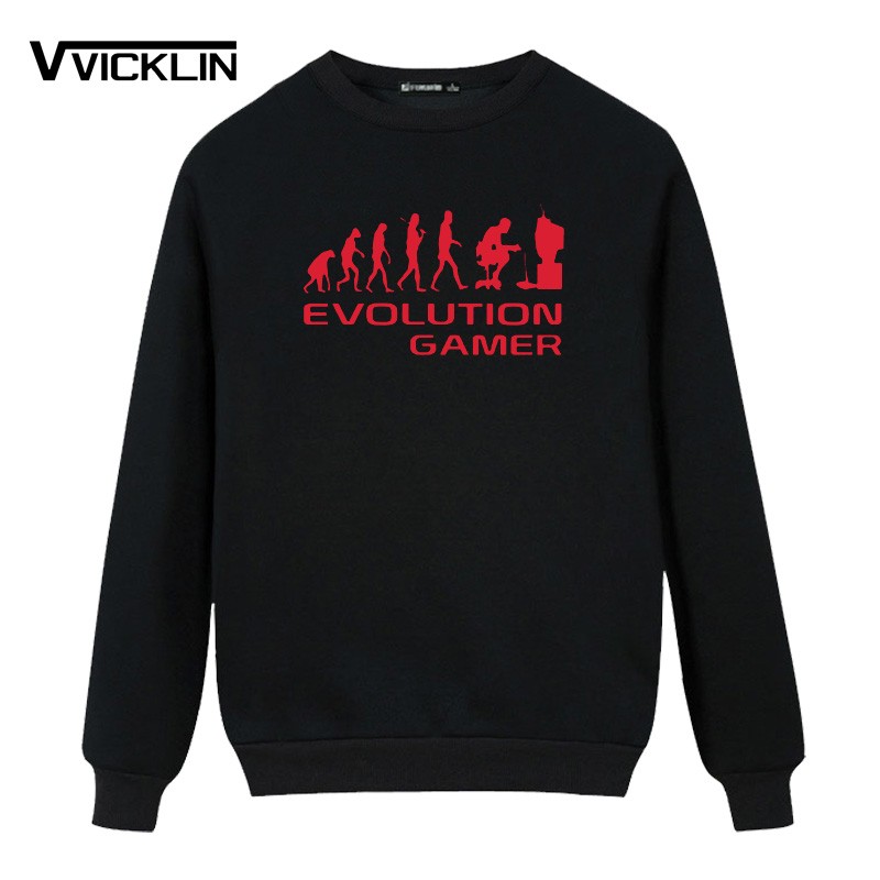 Evolution-Of-A-Gamer-PC-Geek-leisure-time-Fleece-Hoodies-Sweatshirt-O-Neck-Anime-Funny-Plus-Size-32744743687