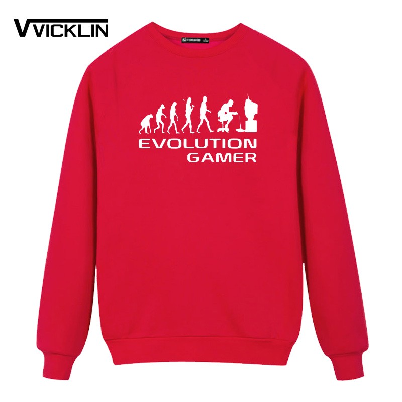 Evolution-Of-A-Gamer-PC-Geek-leisure-time-Fleece-Hoodies-Sweatshirt-O-Neck-Anime-Funny-Plus-Size-32744743687