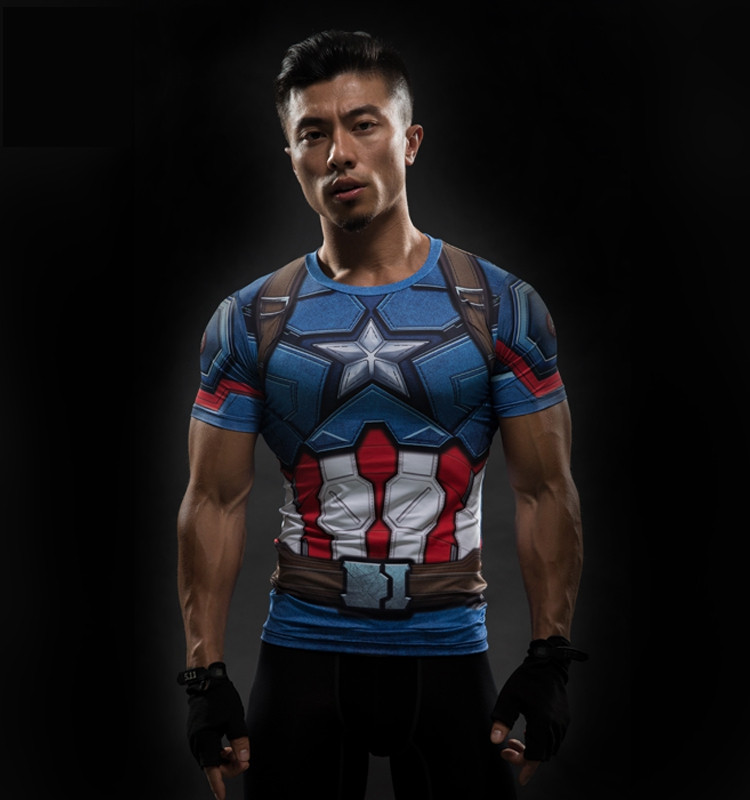 Falcon-T-Shirt-Captain-America-Civil-War-Tee-3D-Printed-T-shirts-Men-Marvel-Avengers-3-Compression-B-32682606008