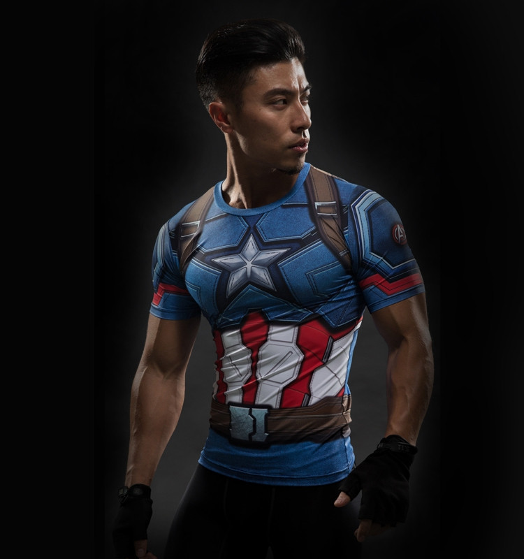 Falcon-T-Shirt-Captain-America-Civil-War-Tee-3D-Printed-T-shirts-Men-Marvel-Avengers-3-Compression-B-32682606008