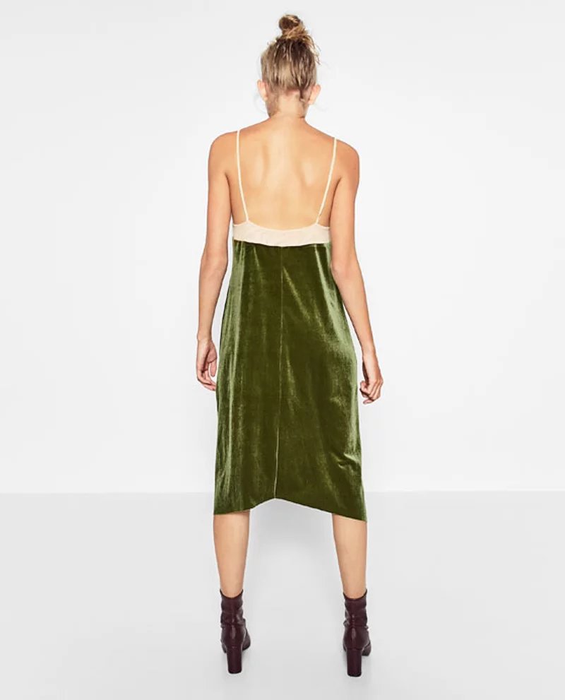 Fall-winter-gauze-velvet-warm-dress-green-color-vintage-sleeveless-long-dress-shiny-velvet-strap-loo-32737185055