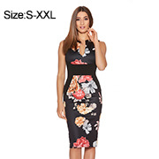 Fantaist-1950s-Retro-Style-Women-Summer-Heart-Pattern-Contrast-Cut-Tunic-Cocktail-Party-Work-Wear-Bo-32681116933