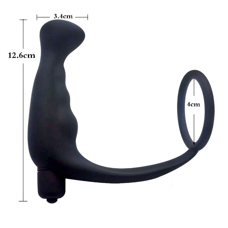 Fantasy-Silicone-Men-Climax-Prostate-Massager-Vibrator-Cock-Ring-Delay-Anal-Plug-Masturbator-Adult-M-32468965210