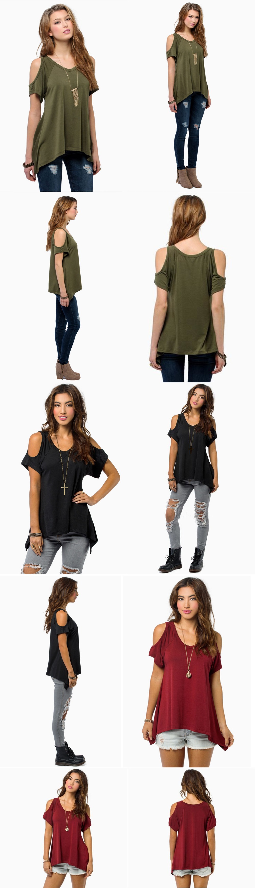 Fashion-T-Shirt-Women-Off-Shoulder-Pure-color-Short-Sleeve-Summer-Top-Jumper-T-Shirt-Feminina-Women--32797400681