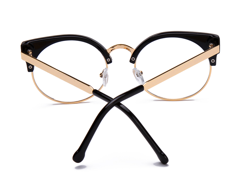 Fashion-Women-Brand-Designer-Cat39s-Eye-Glasses-Half--Frame-Cat-Eye-Glasses-Women-Eyeglasses-Frames--32355950696