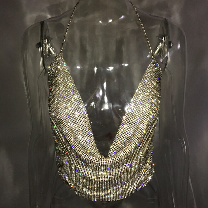 Fashion-women-chic-summer-beach-party-sexy-club-v-neck-shiny-rhinestones-halter-backless-chain-sequi-32798107656