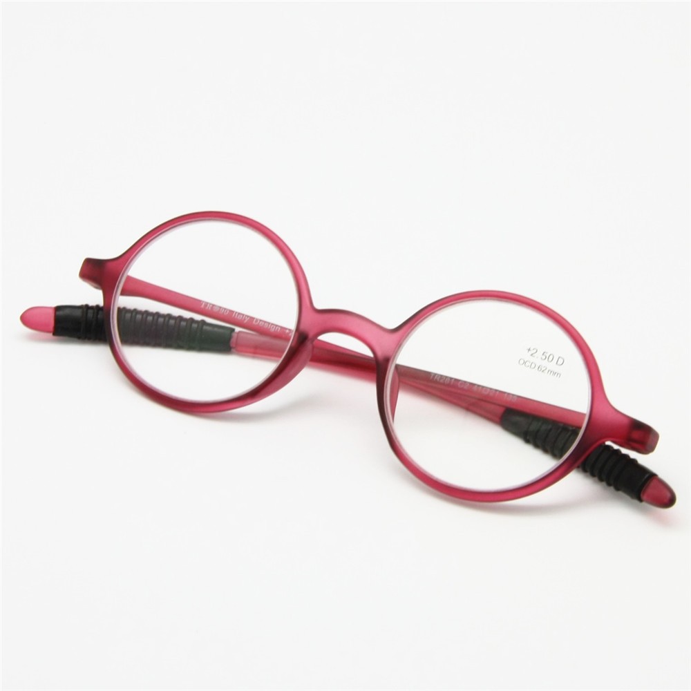 Flexible-TR90-Retro-Reading-Glasses-Women-Men-Round-Frame-Unbreakable-Pocket-Reader-Geek-NERD-Hypero-32234950489