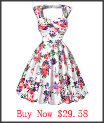 Floral-Women-Dresses-50s-Belle-Poque-Sleeveless-Crew-Neck-Cotton-Tunic-Casual-Vintage-Big-Swing-Midi-32667337072