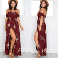 Floral-print-ruffles-long-dress-Women-strap-v-neck-split-beach-summer-Dresses-Off-the-shoulder-vesti-32794334972