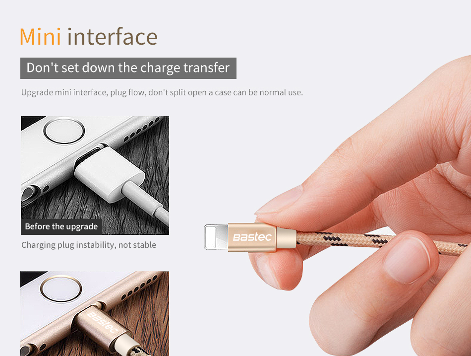 For-iPhone-7-6-5-iOS-10--Bastec-Metal-Plug-Thread-Braided-Sync-Data-Charging-Phone-USB-Cable-for-iPh-32720552571