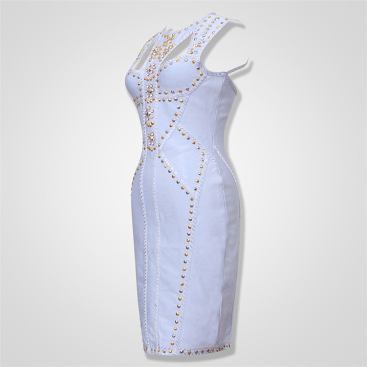 Free-Shipping-2016-Elegant-Women-Dresses-New-Arrival-Light-Blue-Metal-Embellished-HL-Celebrity-Banda-32370799438