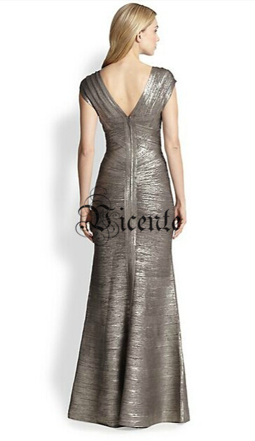 Free-Shipping-Elegant-Sexy-Vneck-Oil-Print-Embellished-Flared-Bottom-Gown-HL-Celebrity-Maxi-Long-Ban-32433257760