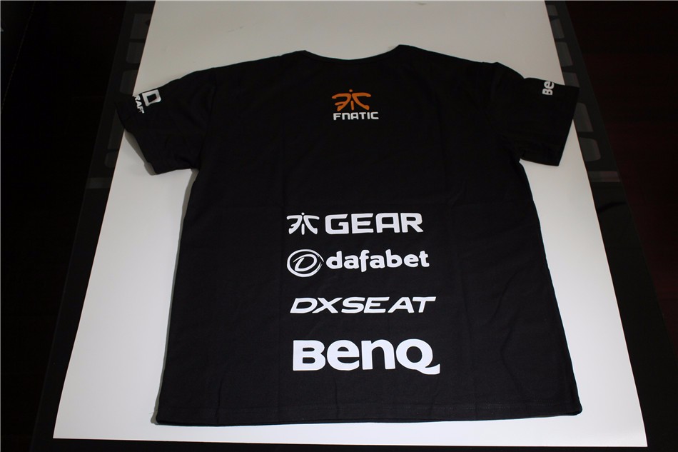 Free-shipping-CSGO-LOL-Champion-Game-Team-Fnatic-T-Shirt-O-Neck-cotton-casual-Tees-steelseries-Game--32716004356