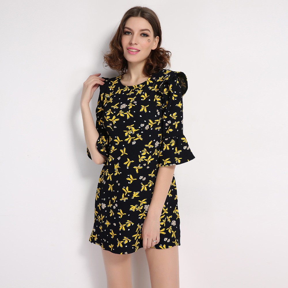 GCAROL-New-Arrival-Women-Floral-Dress-Flare-Sleeve-Spring-Autumn-High-Quality-Flowers-Mini-Dress-For-32802179162