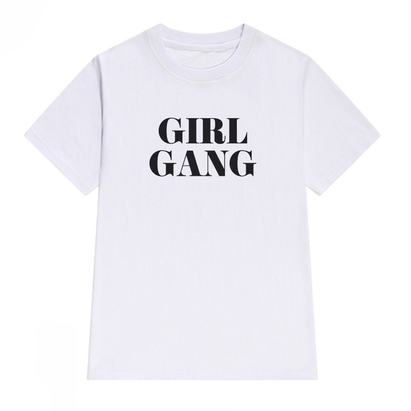 GIRL-GANG-print-Best-friend-t-shirt-femme-black-white-large-size-cotton-women-tshirt-tops-loose-casu-32727550232