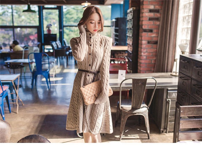 GOPLUS-Female-Sweater-Cardigan-2017-Winter-Korean-Vintage-Slim-Long-Sweater-Dress-Single-Breasted-Tu-32737168596