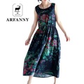 Girl-fashion-loose-College-Wind-cotton-long-sleeved-dress--new-female-Daisy-Print-Long-ladies-Spring-32721554358