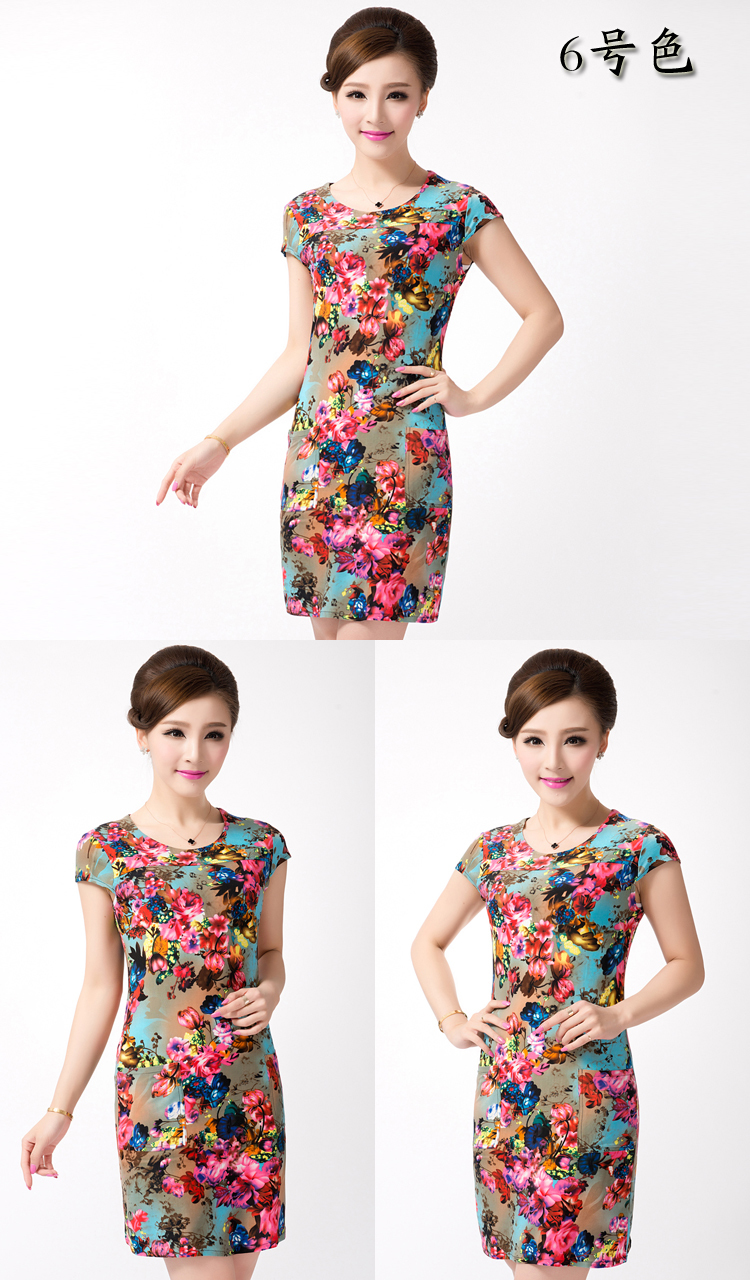 HANQIYAHULI-Plus-Size-2017-women-female-Summer-sundress-Slim-Tunic-Milk-Silk-print-Floral-dresses-Ca-32211325373
