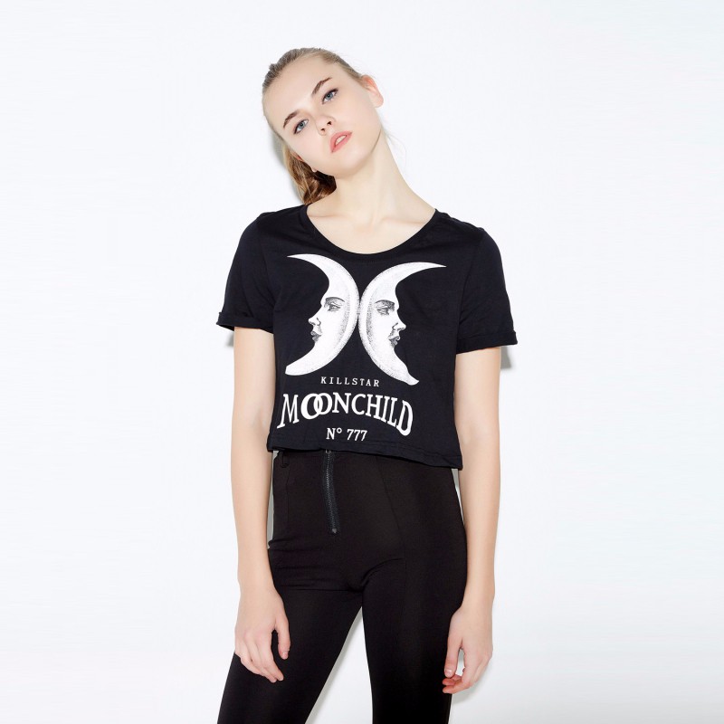 HDY-Haoduoyi-2017-Summer-Fashion-Women-Solid-Black-Punk-Style-O-neck-Short-Sleeve-T-shirt-Letter-amp-32274333030