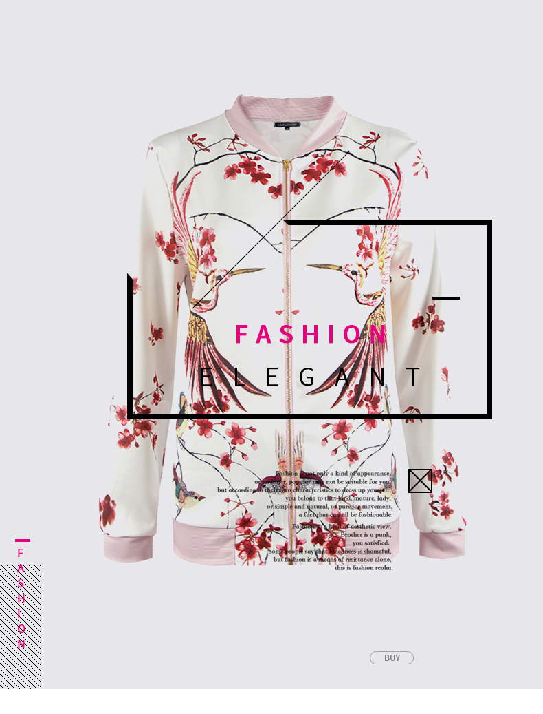 HDY-Haoduoyi-Phoenix-Print-White-Bomber-Jacket-Exotic-Stand-Collar-Zipper-Pink-Jacket-Casual-Loose-S-32743555170