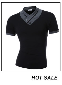 HEYKESON-Male-2017-Short-Sleeve-Fake-Two-T-Shirt-V-Neck-Slim-Men-T-Shirt-Camisetas-Fashion-Hombre-Te-32648124047