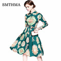 HIGH-QUALITY-New-Fashion-2017-spring-Dress-Women39s--V-neck-Bohemia-Embroidery-Dress-32793691018