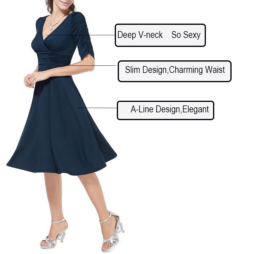 HSPL-Women--summer-Dress-Rockabilly-Business-Office-Work-Swing--Evening-Party-Wrap--Dresses-2017-Dee-32651594629