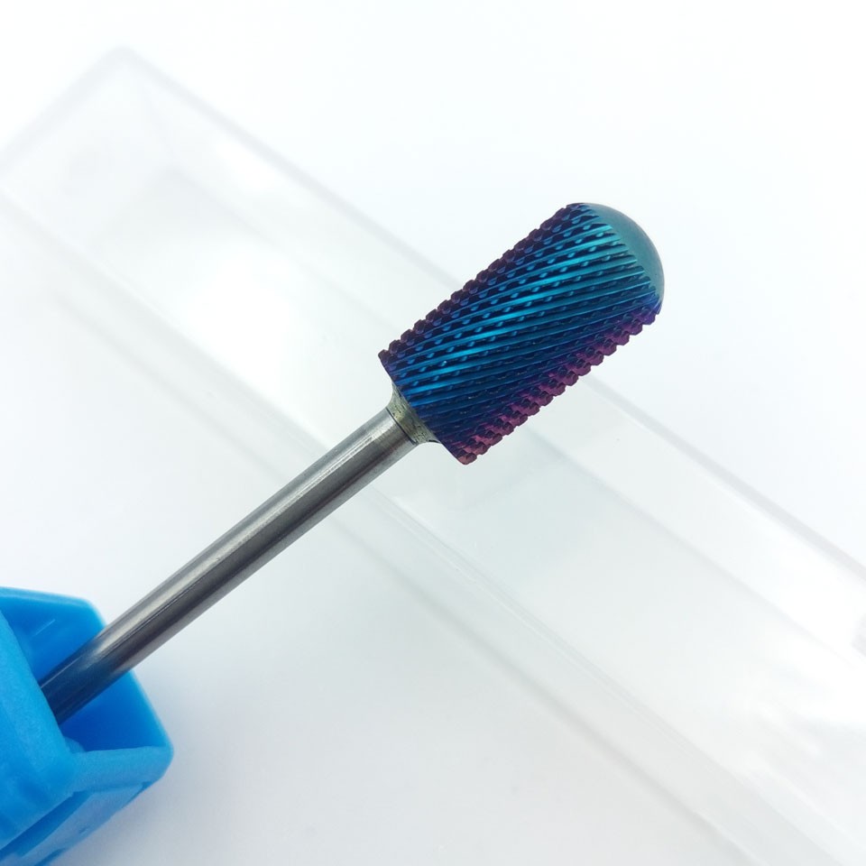 HYTOOS-Blue-Tungsten-Carbide-Burrs-Nano-Coating-Round-Drill-Bit-Nails-332quot-Bits-For-Manicure-Prof-32704644318