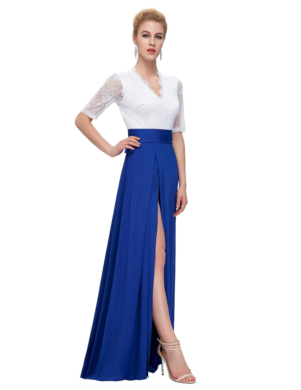 Half-Sleeve-Lace-party-dress-women-summer-style-robe-de-soiree-split-Floor-Length-Formal-Navy-Blue-s-32646277022