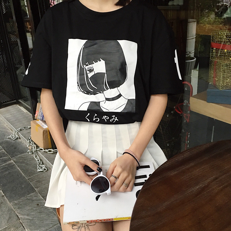 Harajuku-Japanese-Women-Cartoon-Tees-Tops-Unique-Graphic-Short-Sleeves-T-Shirt-White-Tees-Kawaii-Cut-32276373841