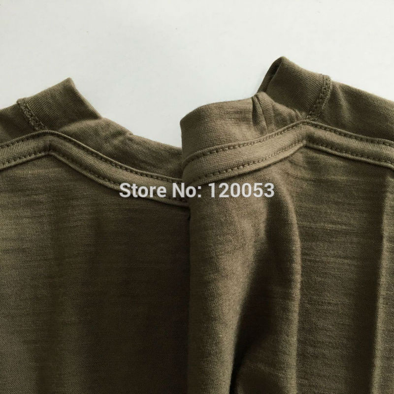 Heavy-Quality-200GSM-100-Australia-Merino-Wool-Mens-Short-Sleeve-T-Shirt-Merino-Wool-T-Shirt-5-Color-32548311579