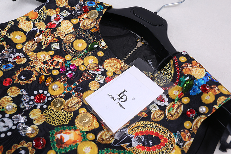 High-Quality-2017-Fashion-Designer-Runway-Summer-Dress-Women39s-Sleeveless-Straight-Luxury-Beading-J-32795149996