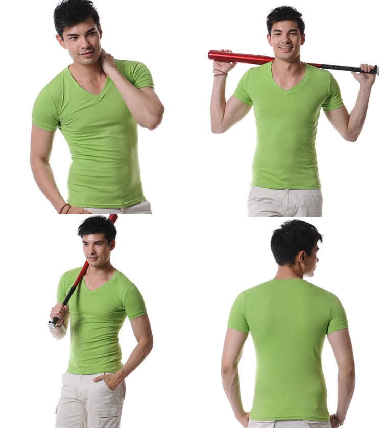High-Quality-Cotton-T-Shirt-Men-Brand-XUBA-T-Shirts-Men-Sexy-V-Neck-Mens-T-Shirts-Simple-Plain-Color-1195439182
