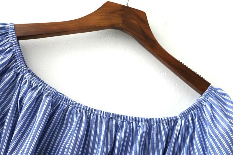 High-Quality-Vintage-Lady-Striped-Print-Short-Sleeve-Dress-New-Fashion-Elegant-off-shoulder-Slash-Ne-32660360363