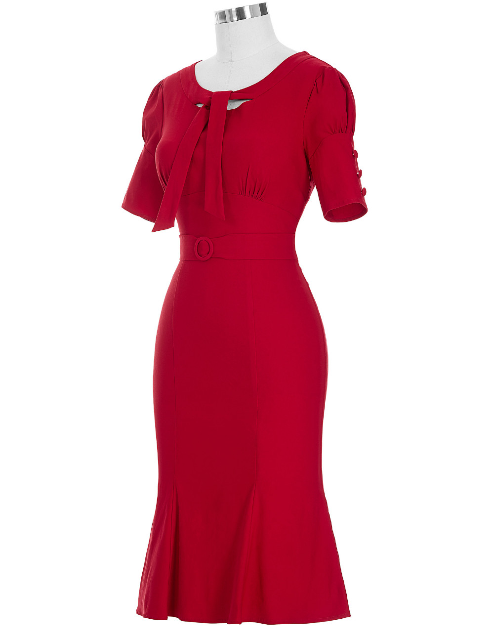 Hips-Wrapped-Mermaid-Pencil-Dress-Short-Sleeve-Red-Summer-Women-Vestidos-Retro-Vintage-Elegant-Penci-32706451786