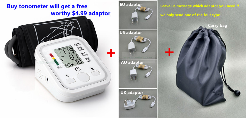 Home-Health-Care-1pcs-Digital-Lcd-Upper-Arm-Blood-Pressure-Monitor-Heart-Beat-Meter-Machine-Tonomete-2040896025