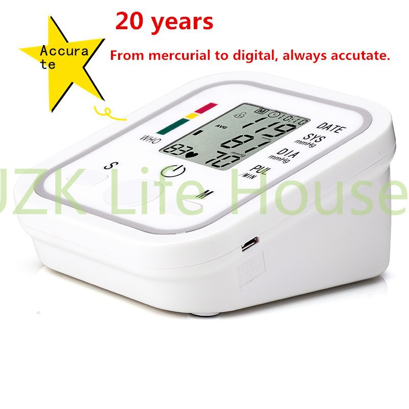 Home-Health-Care-1pcs-Digital-Lcd-Upper-Arm-Blood-Pressure-Monitor-Heart-Beat-Meter-Machine-Tonomete-2040896025