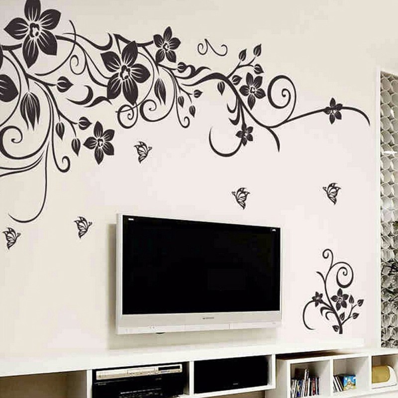 Hot-DIY-Wall-Art-Decal-Decoration-Fashion-Romantic-Flower-Wall-Sticker-Wall-Stickers-Home-Decor-3D-W-32427733693