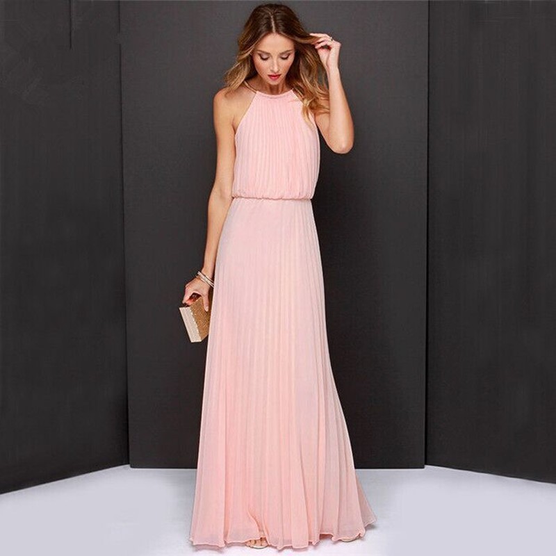 Hot-Sale-Summer-Fashion-Women-Dress-Chiffon-Sexy-Sleeveless-RedWine-Pink-Black-Vestidos-Casual-Lates-32725373824