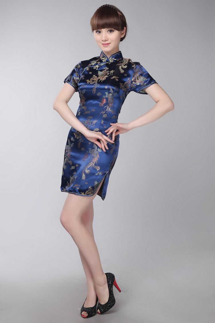 Hot-Sale-Traditional-Chinese-Dress-Women39s-Clothing-Cheongsam-Mini-Qipao-Size-Dragon-phoenix-S-M-L--1896197813