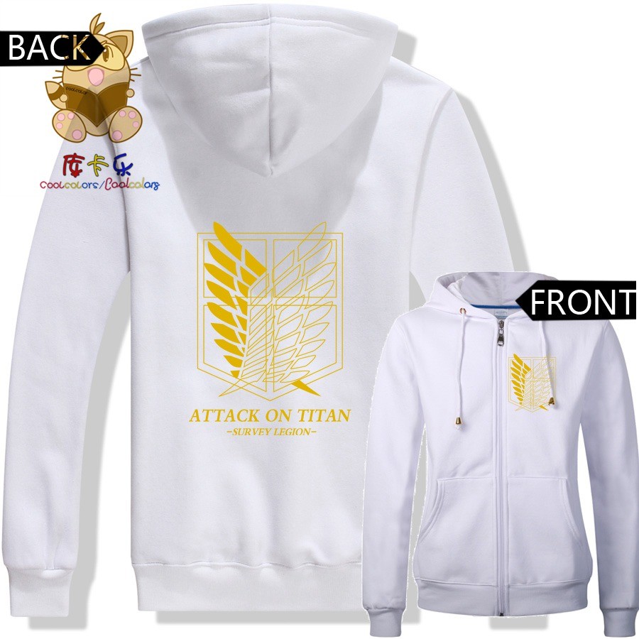 Hot-anime-Attack-on-titan-Gold-color-printing-freedom-wing-logo-zipper-hoodies-warm-hoodies--ac268-32754852970