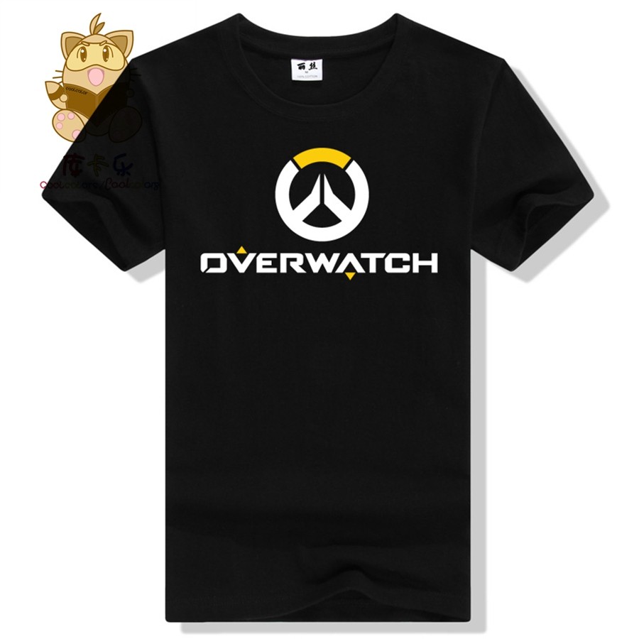 Hot-gamer-tee-shirt-gift-for-boyfriend-OW-LOGO-t-shirt-watch-over-men39s-tee-shirt-ac258--32753604010