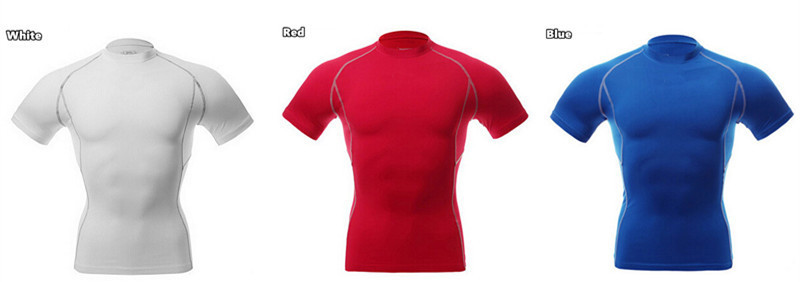 J1008-S-XXL-Mens-Short-Sleeve-Compression-Shirt-Base-Layers-Under-Tops-Skins-Gear-Wear-Casual-T-Shir-32336282652