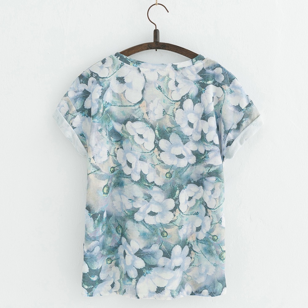 JKKUCOCO-New-Style-Flowers-printing-t-shirts-Cotton-t-shirt-Women-Tops-Short-Sleeve-T-shirt-Casual-S-32794585262