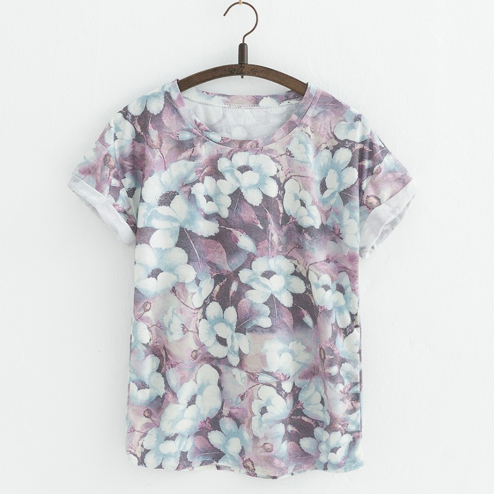 JKKUCOCO-New-Style-Flowers-printing-t-shirts-Cotton-t-shirt-Women-Tops-Short-Sleeve-T-shirt-Casual-S-32794585262